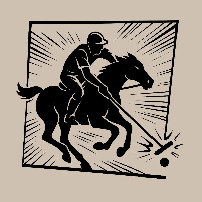 Einhorn-Jäger mit Schläger