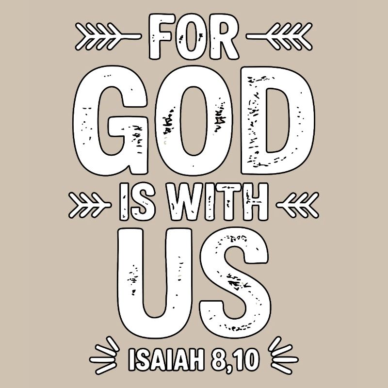 For God Is With Us Design