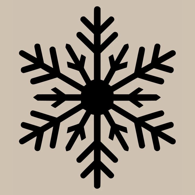 Schneeflocke, Eiskristall, Farbe variabel