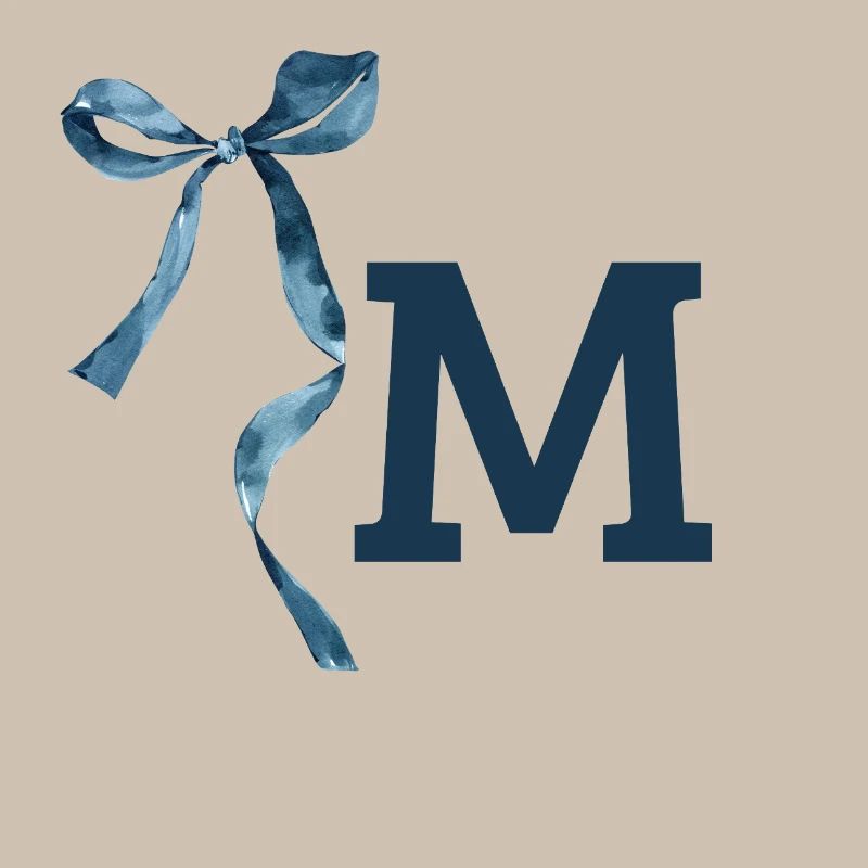 Monogram m gift idea