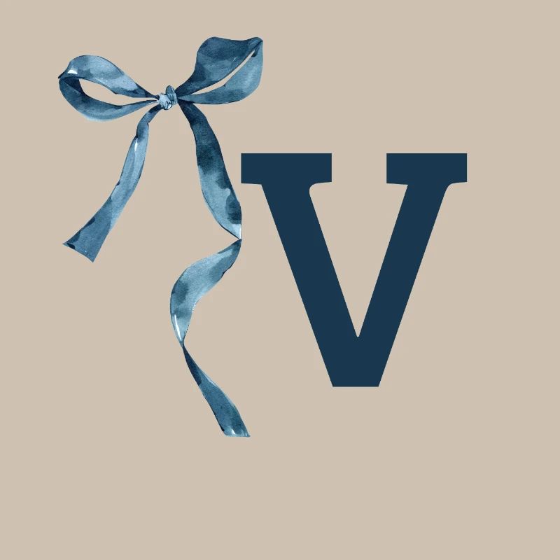 Monogramme v idée cadeau 