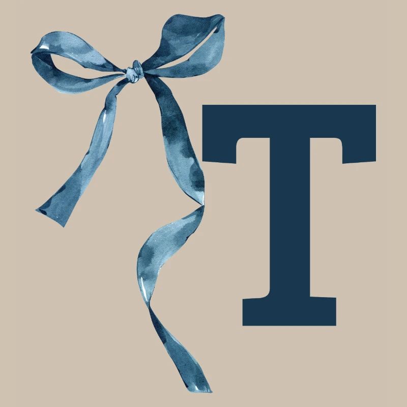 Monogram t gift idea