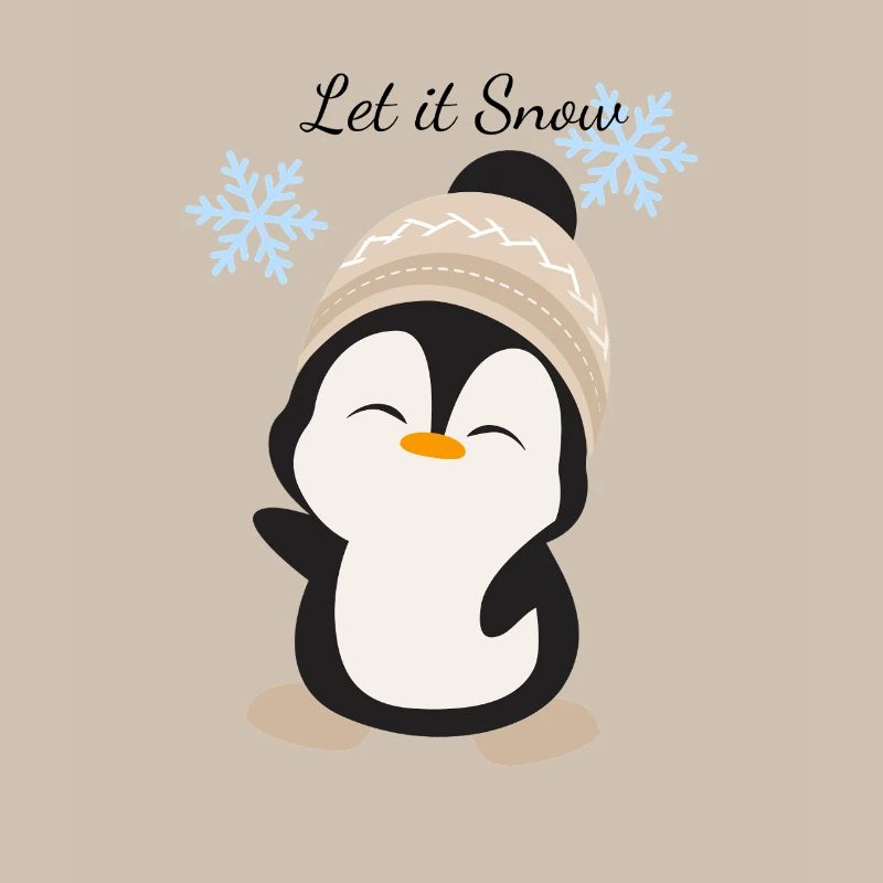 Cuddly Penguin Winter Magic
