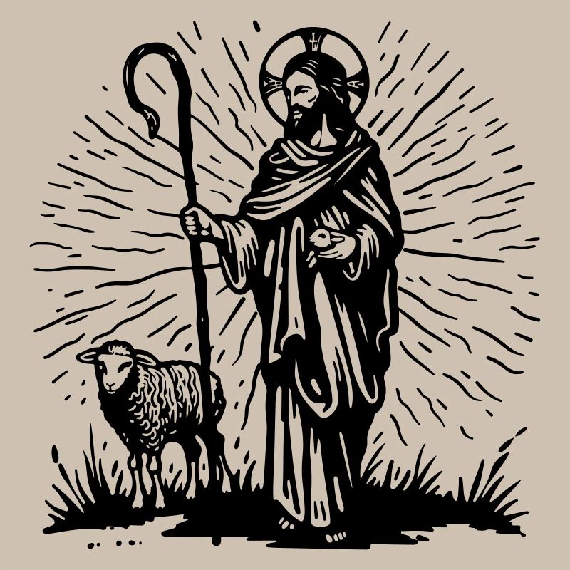 Illustration du Bon Pasteur
