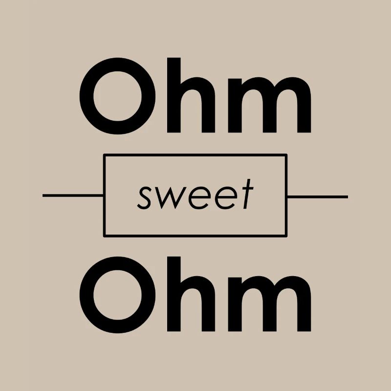 Unispruch "Ohm sweet Ohm" Geschenk, Studenten