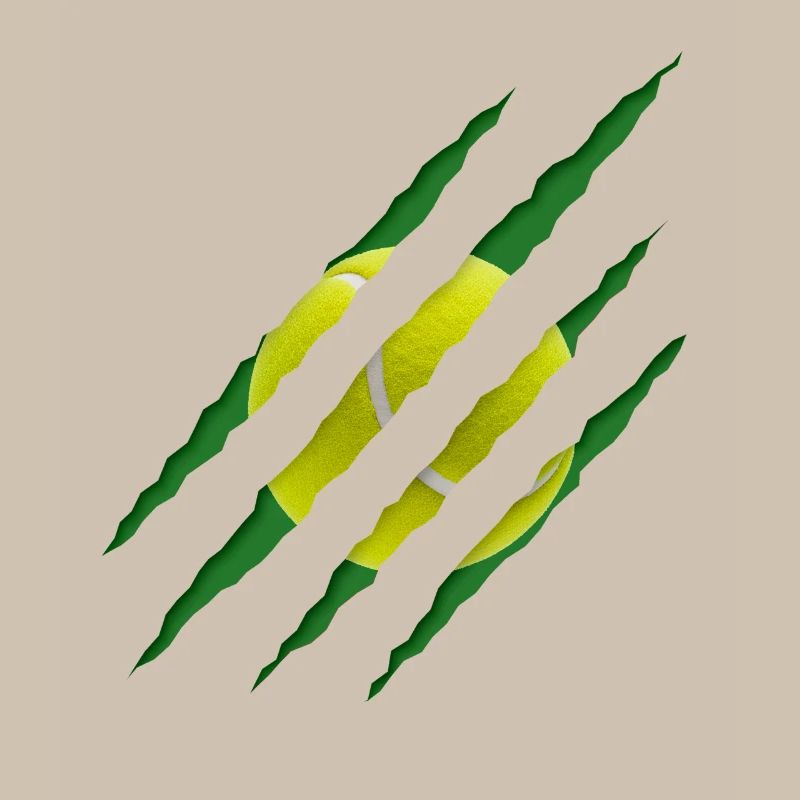 Balle de tennis Scratch Pattern
