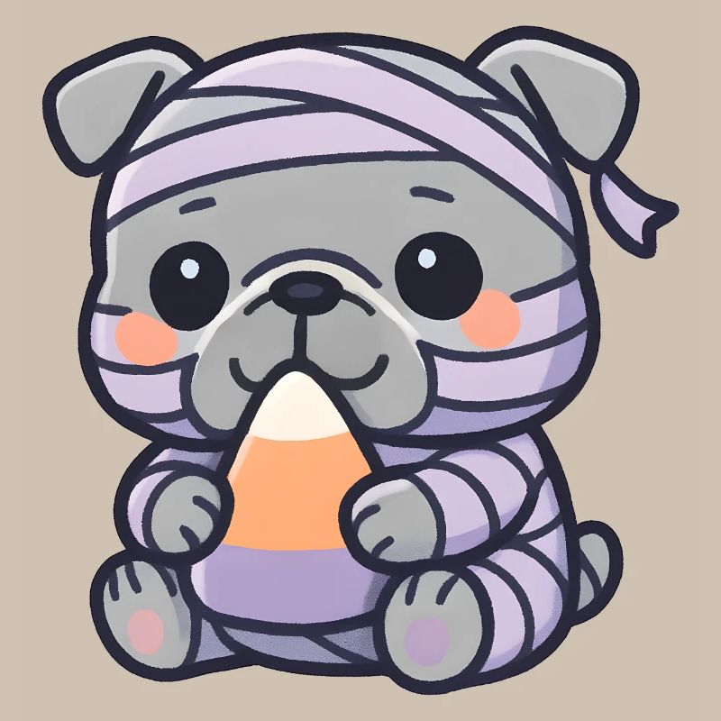 Dog Mummy Candy Corn