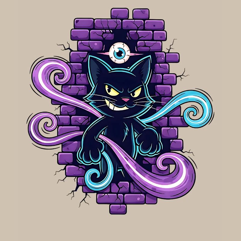 Magic Cat - Magic Cat with All-Seeing Eye