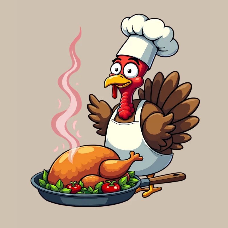 Cuisinier de dinde de Thanksgiving