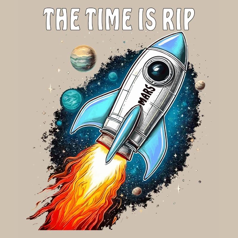 ROCKET MARS THE TIME IS RIP