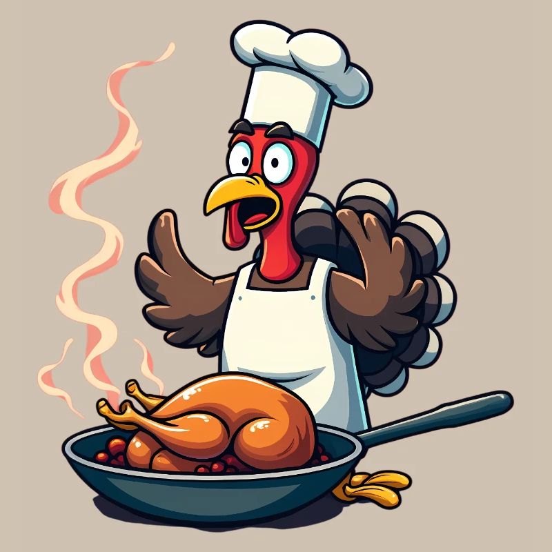 Cuisinier de dinde de Thanksgiving