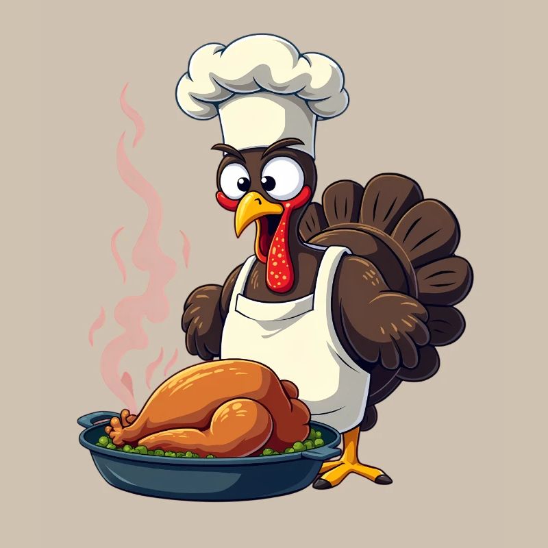 Cuisinier de dinde de Thanksgiving