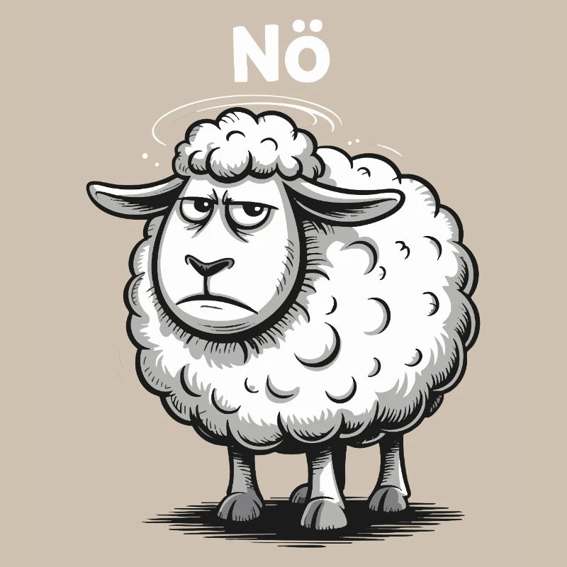 Lower Austria – Grumpy Sheep Humor Design