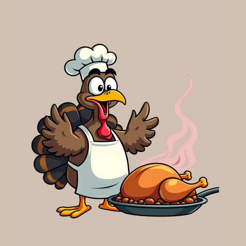 Cuisinier de dinde de Thanksgiving
