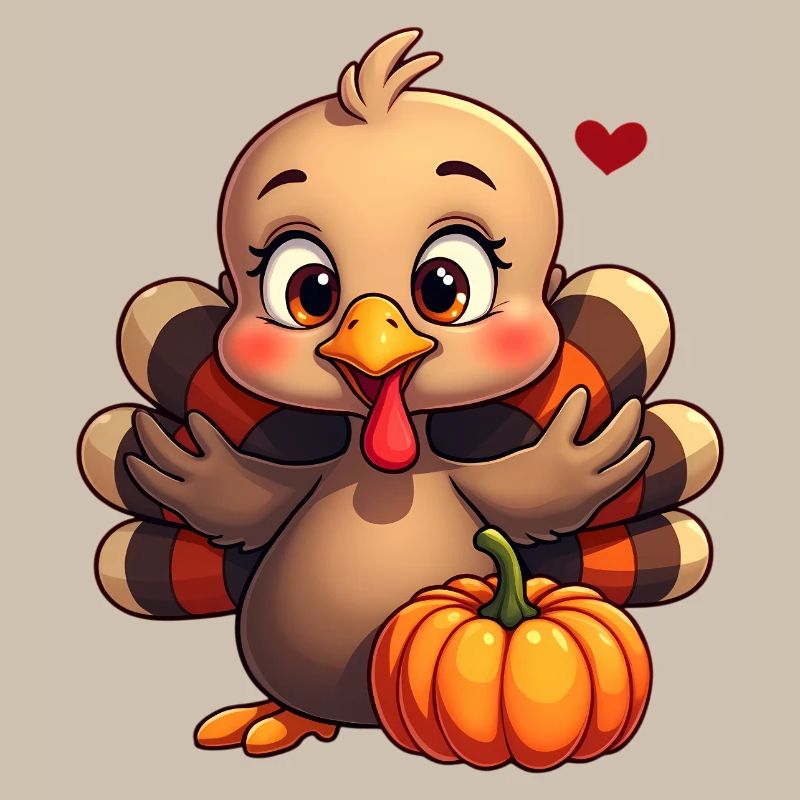 Bébé dinde de Thanksgiving
