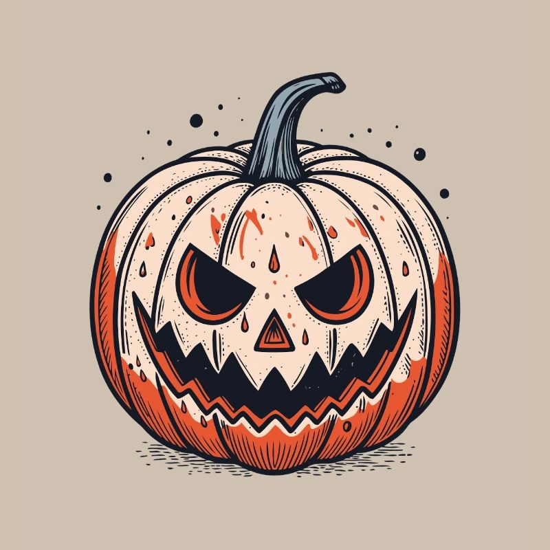 Scary Jackolantern Pumpkin
