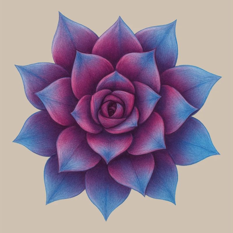 Azure Rosette Blossom