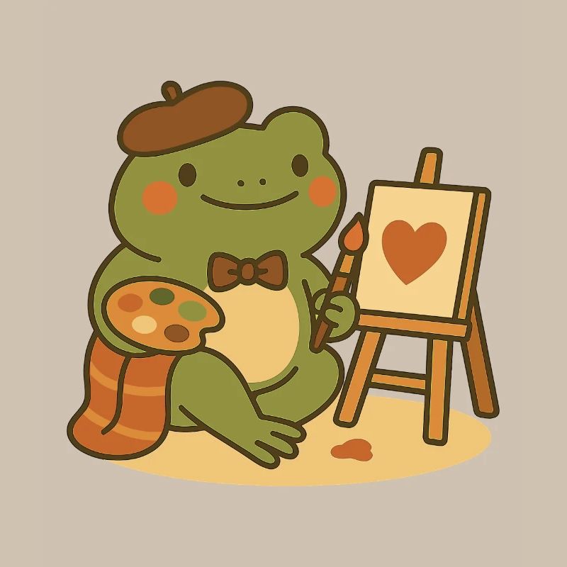 Painter Frog – Creative & Heartfelt