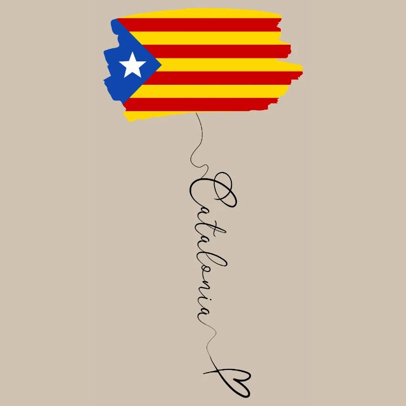 Drapeau Catalogne Indépendantiste Estelada Blava