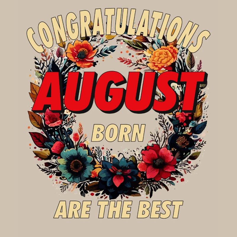 CONGRATULATIONS AUGUST