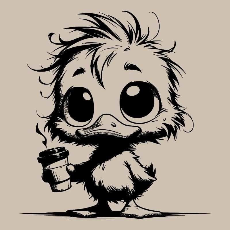Duck in Survival Mode Caffeine Coma Mug