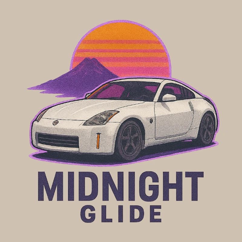 Midnight Glide Retro Sunset Auto