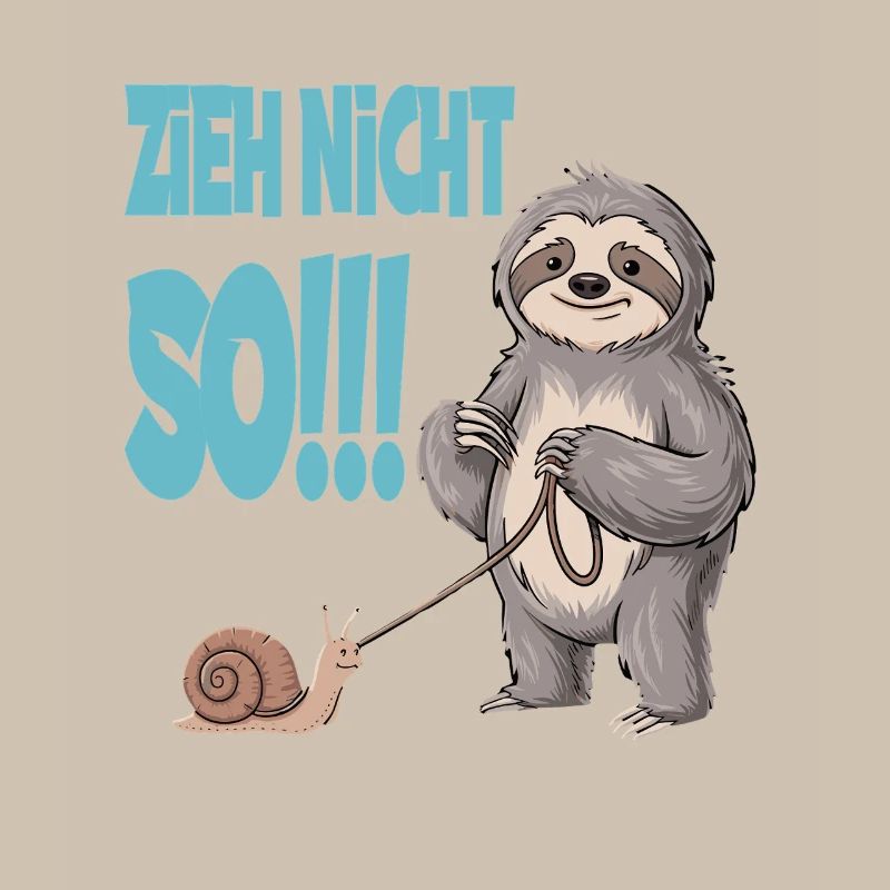 Don't pull so sloth with snail funnier