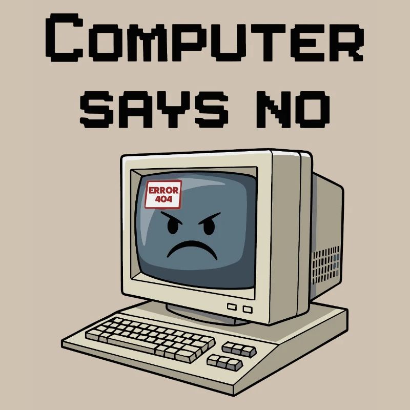 Retro Computer 404 Error