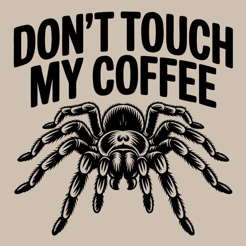 « Ne touchez pas à mon café » Rétro Statement Design