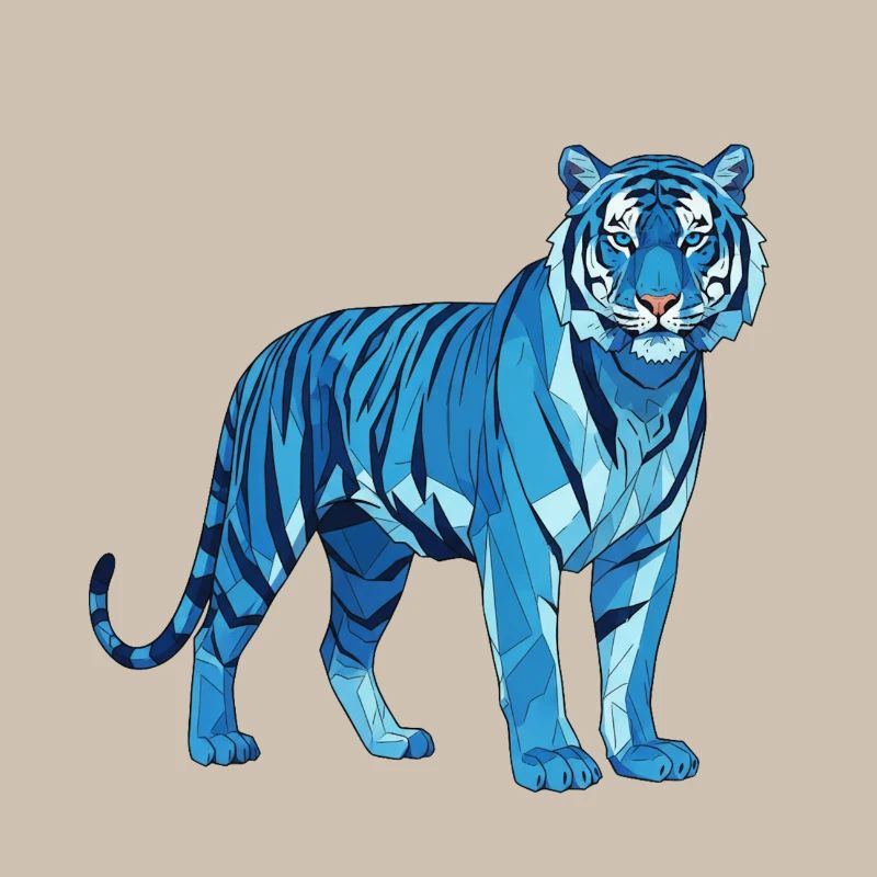 Polygone géométrique de BlueTiger