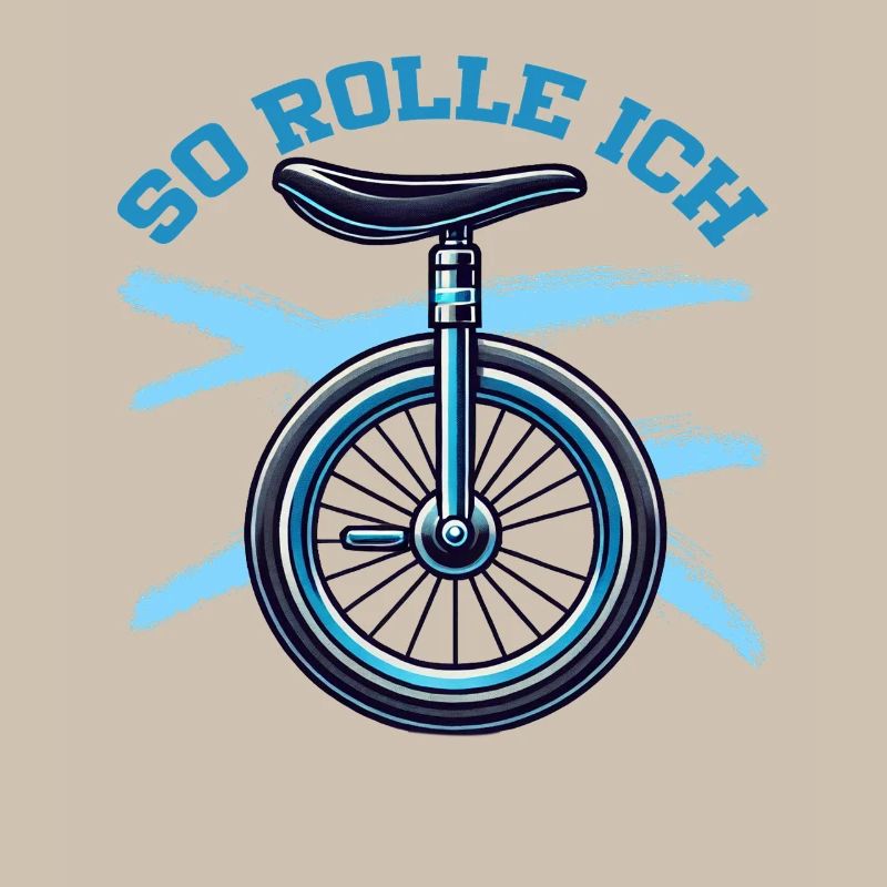 So Rolle Ich Einrad Einradfahrer