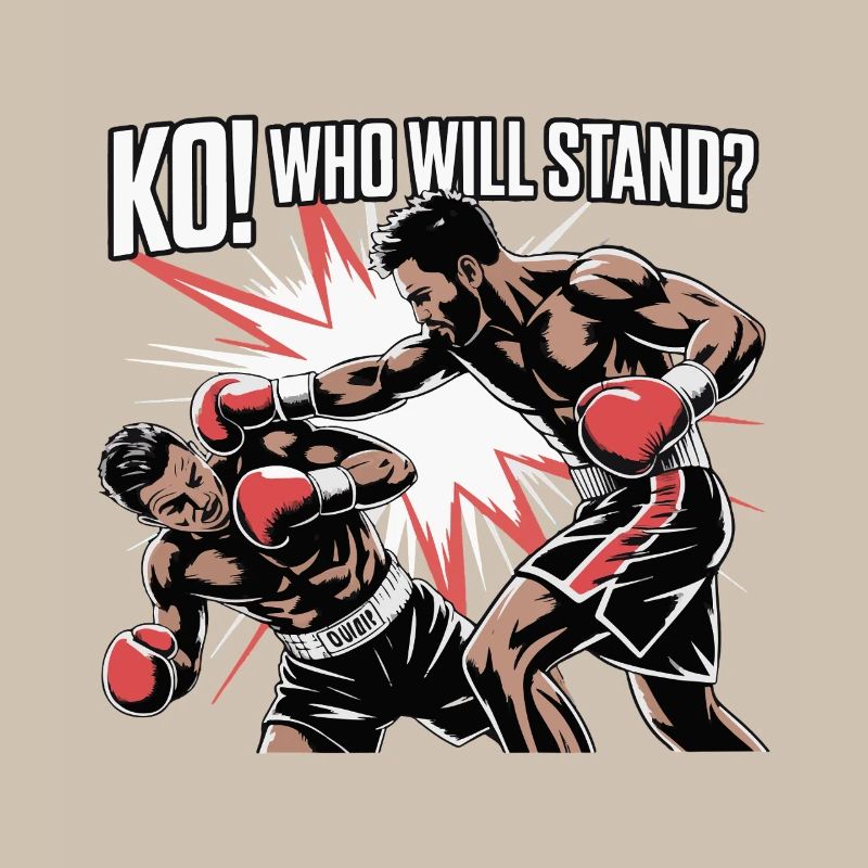 KO Showdown Graphic Boxing Burst