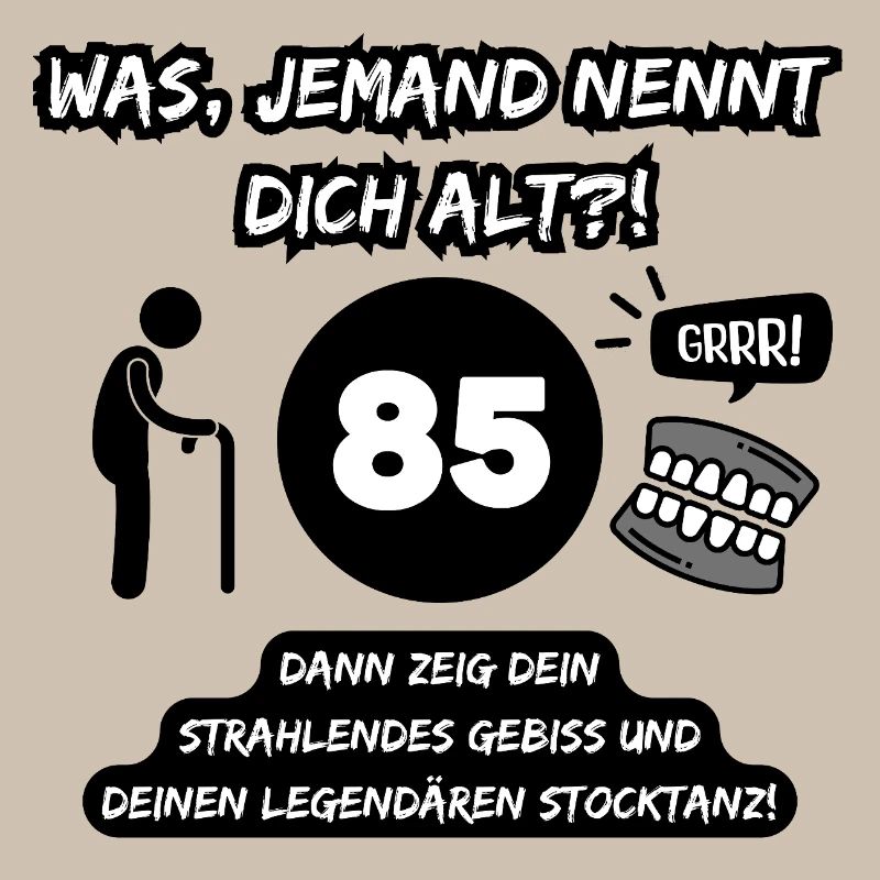 85 and legendary: Teeth out, stick dancing on!