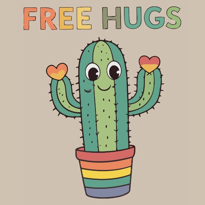 Cactus Rainbow Cuddles