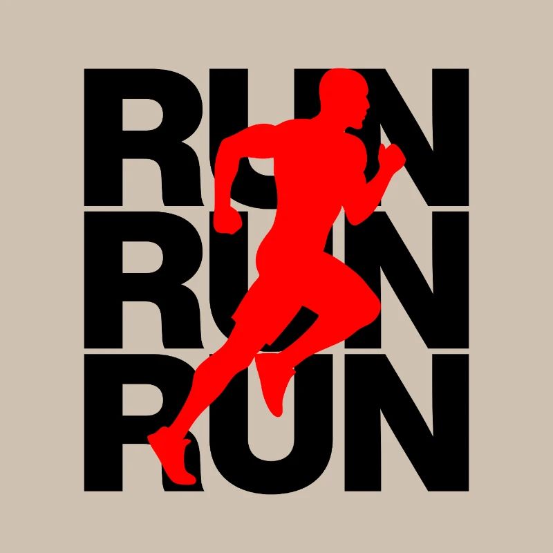 JOGGING MAN, PUISSANCE DE COURSE ! PASSION POUR LA COURSE, LA COURSE