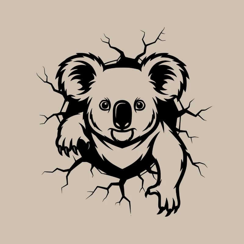 Koala Wall Breakthrough – Cool Animal Wall Break
