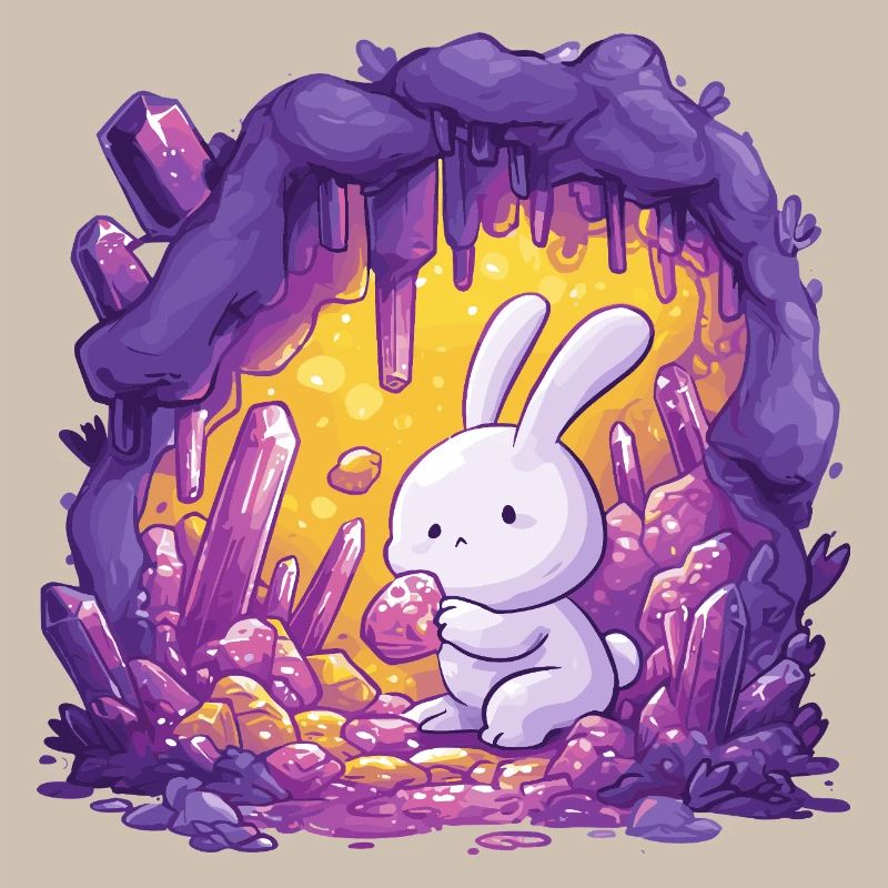 Rabbit in Crystal Cave