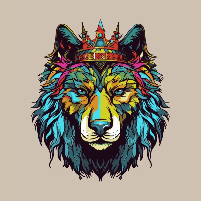 Wolf Comic Crown