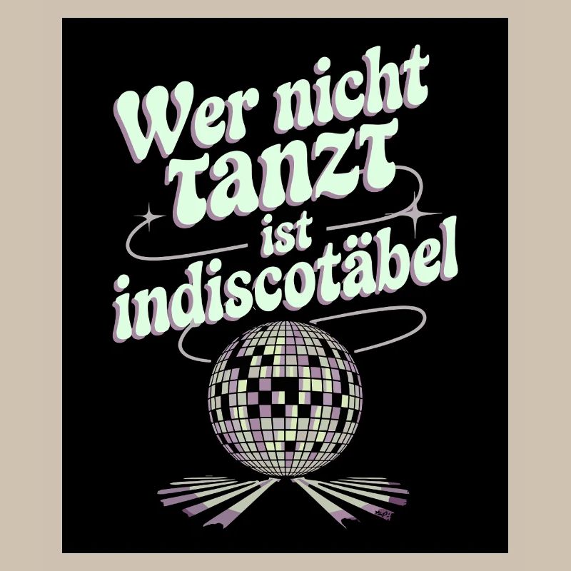 Si tu ne danses pas, tu es une table drôle de disco