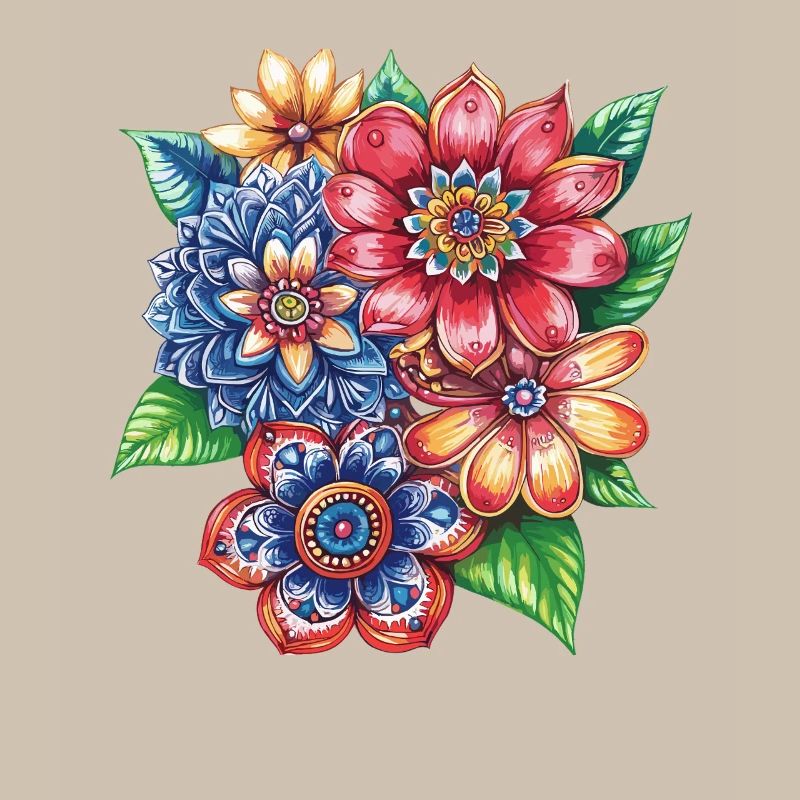 Bouquet de fleurs explosion de couleurs
