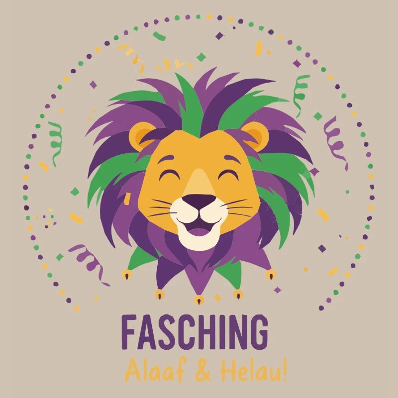 Partylöwe Fasching