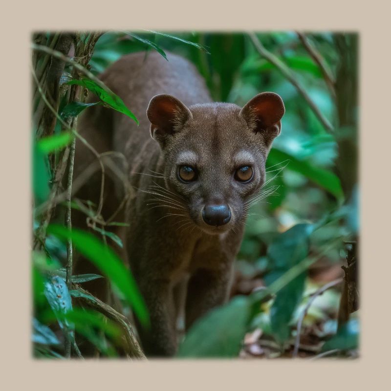 Fossa rare – Chasse silencieuse dans la forêt tropicale