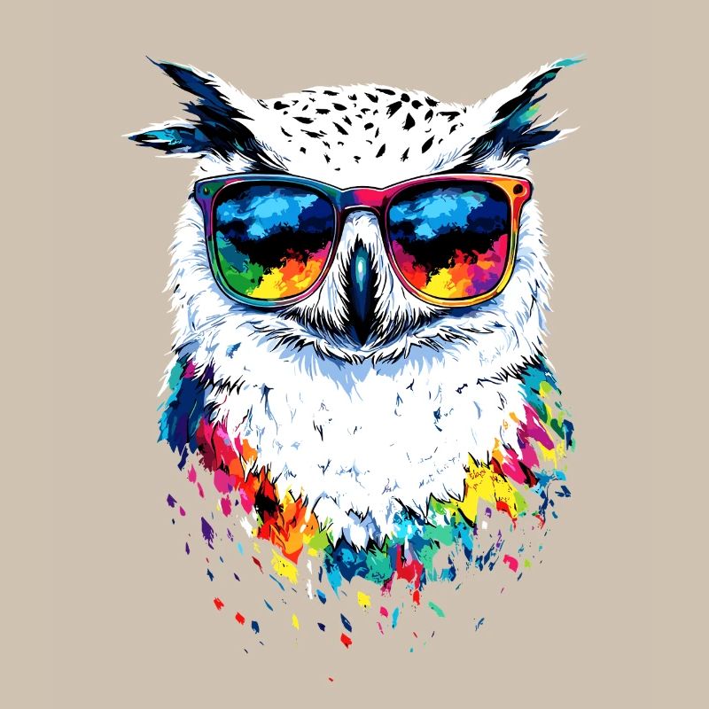 Schneeeule Weiße Eule Kauz Uhu Owl Schnee Eulen