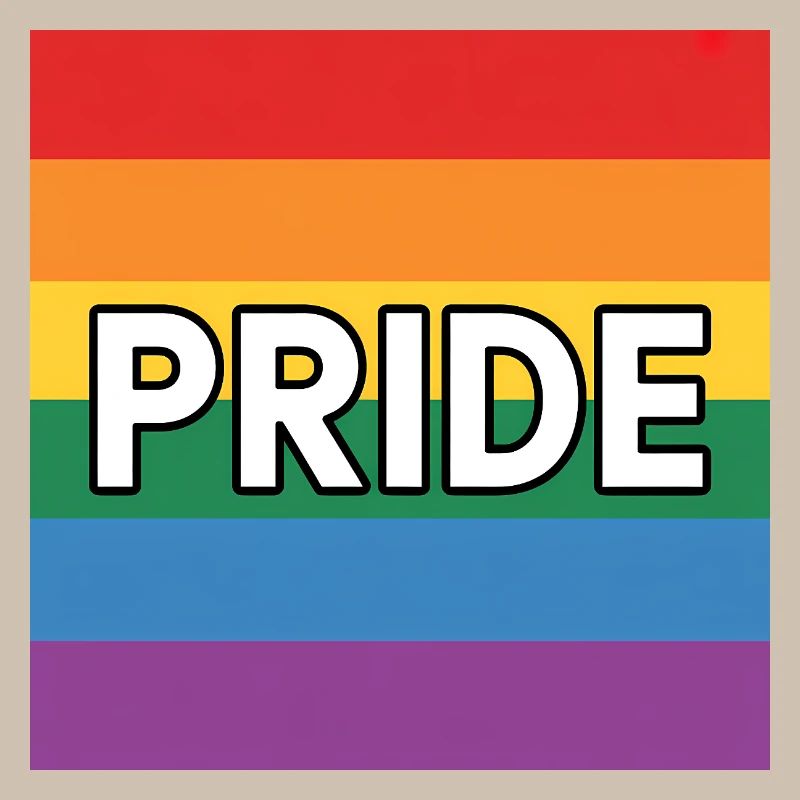 Pride - Queer Rainbow Flag Tee