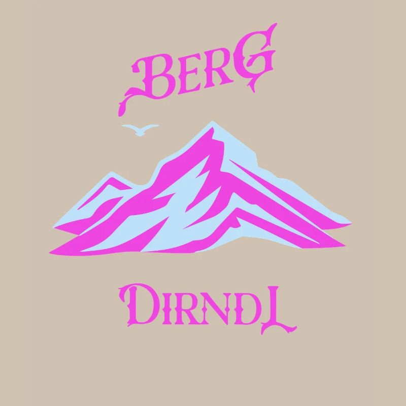 Pastel néon Berg Dirndl