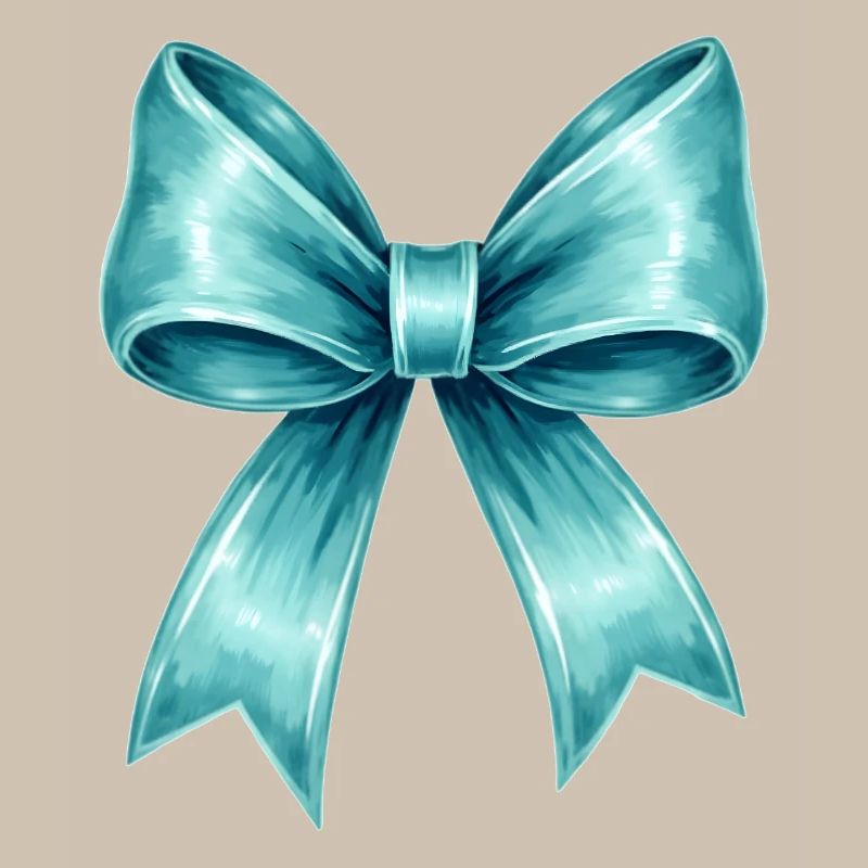 Turquoise bow