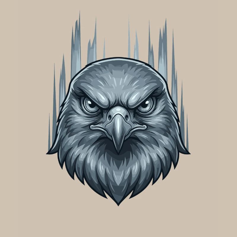 Icy Storm Eagle Head