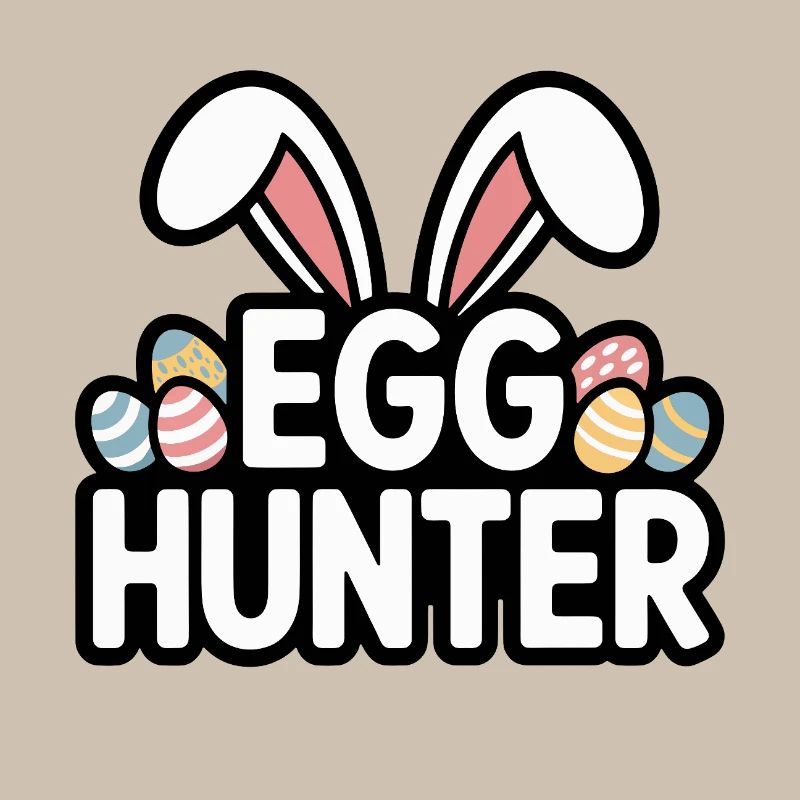 Egg Hunter Bunny – Easter Design