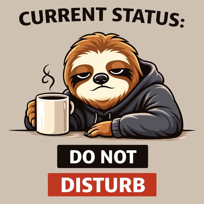 Sloth Do Not Disturb