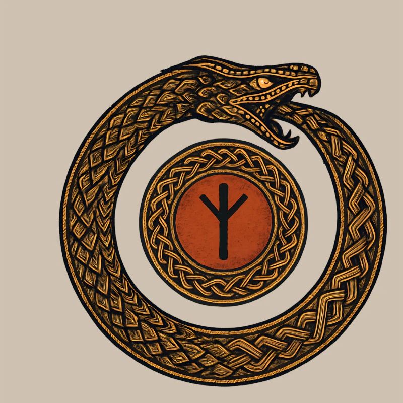 Uroboros Runic Circle